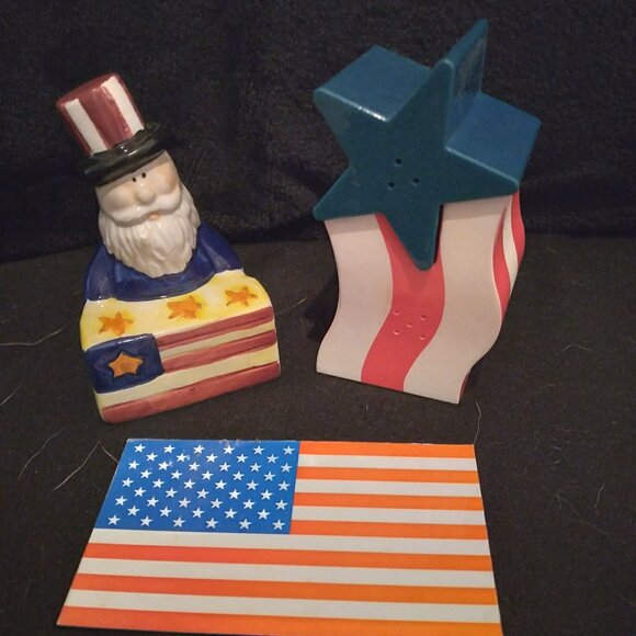 Other - U.S.A. Red, White and Blue Bundle - salt and pepper